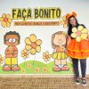 Painel “Faça Bonito” + Bambolê (Maio Laranja)