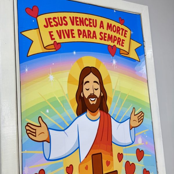 Painel Infantil - Porta “Jesus Venceu a Morte” - Image 3