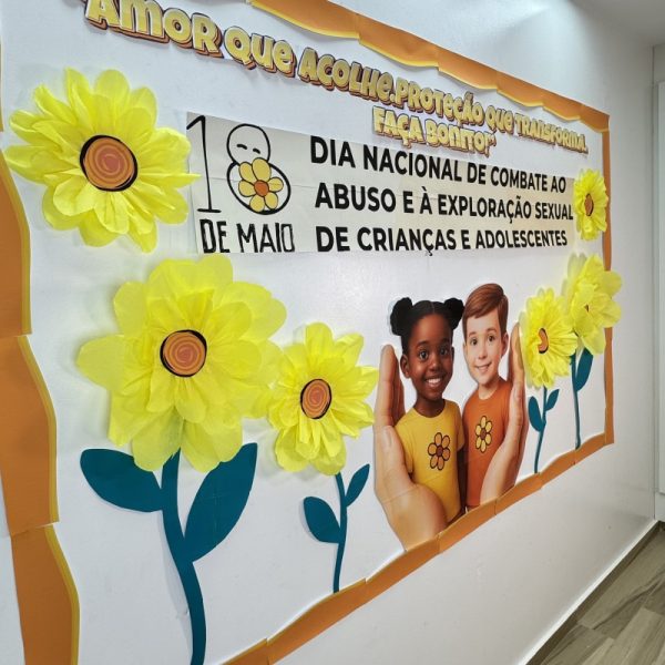 Painel Faça Bonito – 18 de Maio flores - Image 3