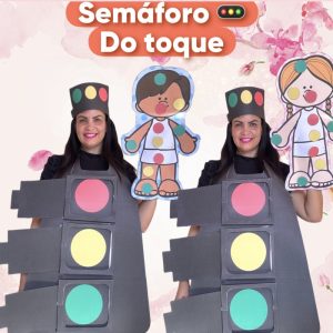Semáforo do Toque – um jeito visual e divertido de ensinar sobre limites corporais!