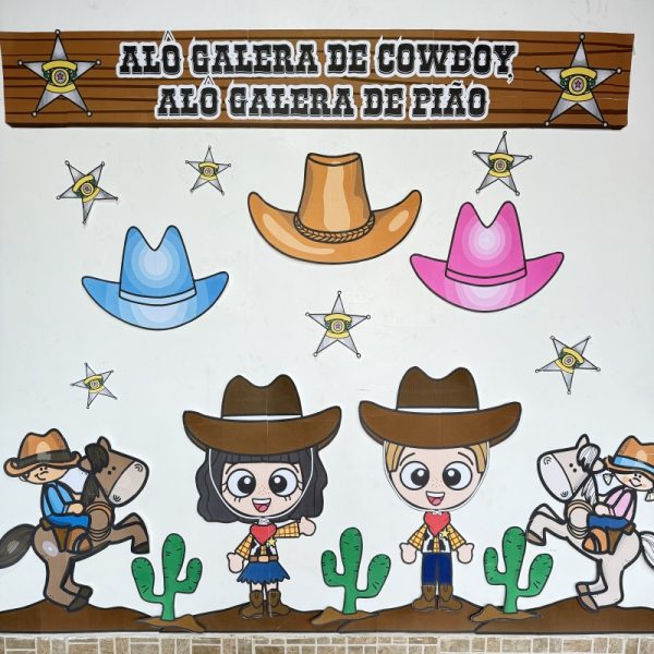 Painel Cowboy– Arraiá no Velho Oeste!