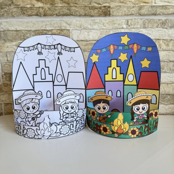 Kit Cidade Junina – Uma festa em 3D cheia de cor e encanto!