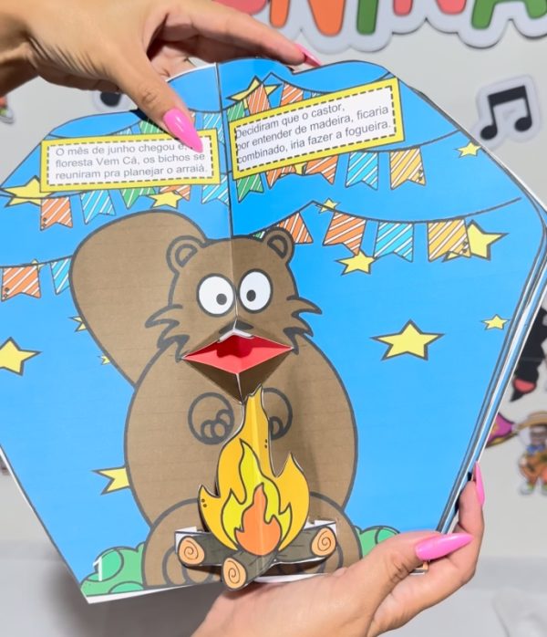 Livro 3D – “Arraiá na Floresta, Vem Cá!”