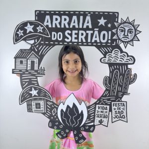 Bambolê junino– Tema Cordel