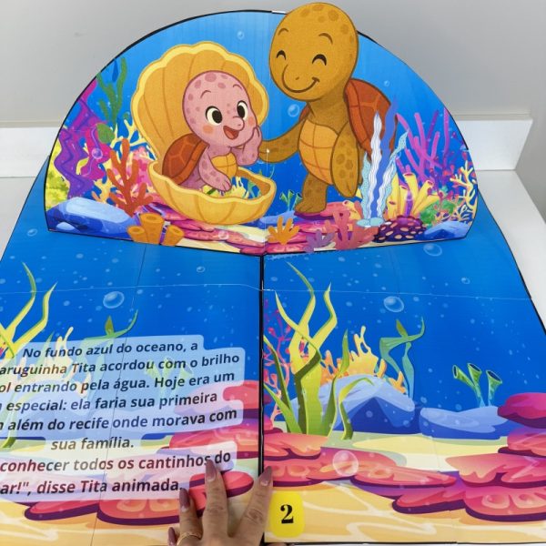 LIVRO UMA AVENTURA NO MAR (MEIO AMBIENTE) - Imagem 3