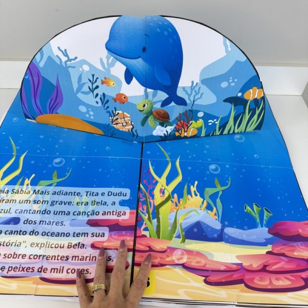LIVRO UMA AVENTURA NO MAR (MEIO AMBIENTE) - Imagem 5