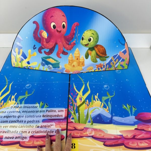 LIVRO UMA AVENTURA NO MAR (MEIO AMBIENTE) - Imagem 8