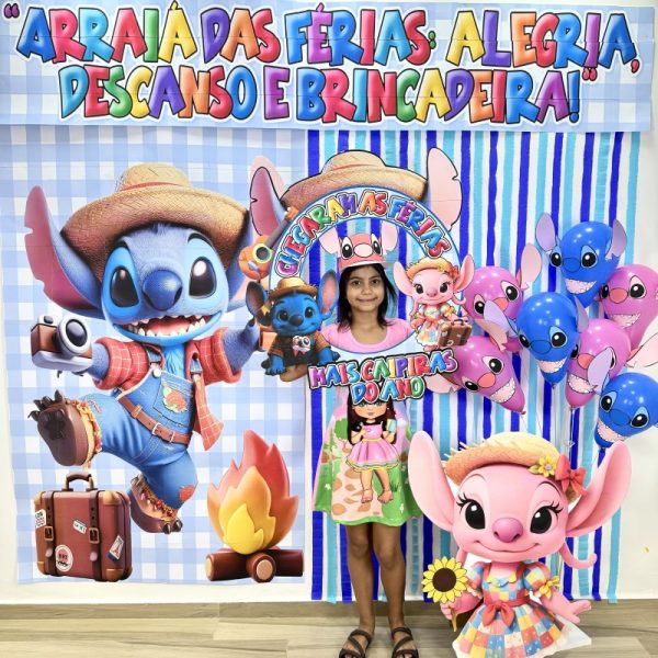 “PAINEL ARRAIÁ DAS FÉRIAS: ALEGRIA, DESCANSO E BRINCADEIRA!” 🌽✨