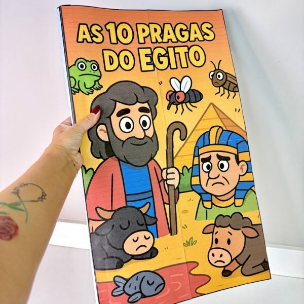 📖✨ Livro Gigante 3D: As 10 Pragas do Egito - Imagem 11