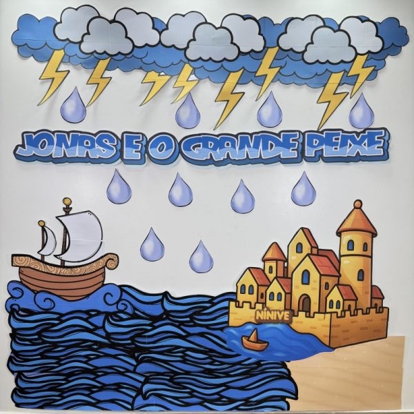 🐳 Painel “Jonas e o Grande Peixe” 🌊 - Imagem 5