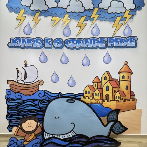 🐳 Painel “Jonas e o Grande Peixe” 🌊 - Imagem 4