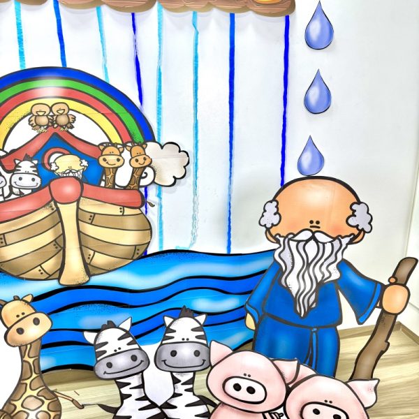 🌈🐘 Painel “A Arca de Noé” 🦓🦁 - Imagem 5