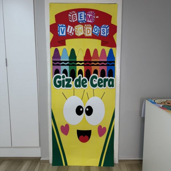 🎨🚪 Porta Bem-Vindos: Giz de Cera! - Imagem 3