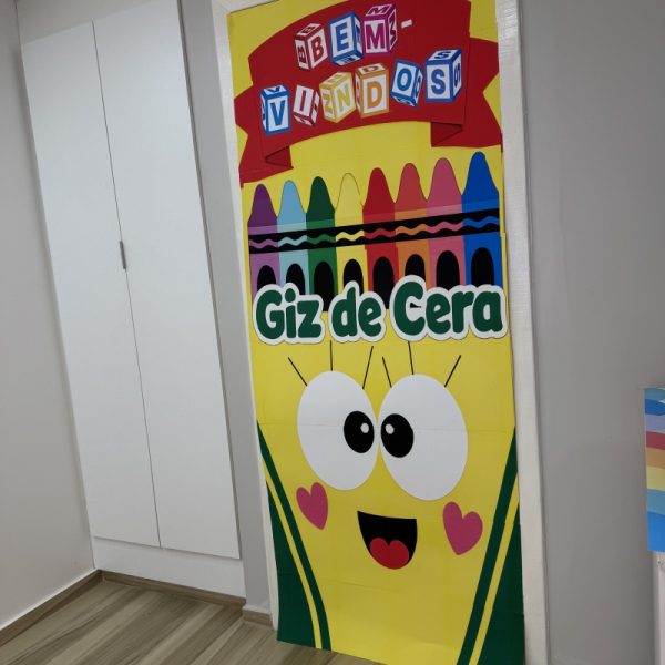🎨🚪 Porta Bem-Vindos: Giz de Cera! - Imagem 5