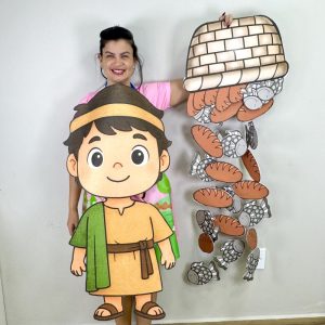 Cinco pães e dois peixinhos,