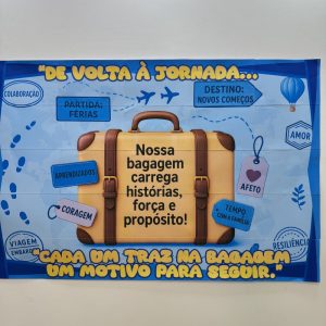 Painel🎒✨ De volta à jornada! ✈️