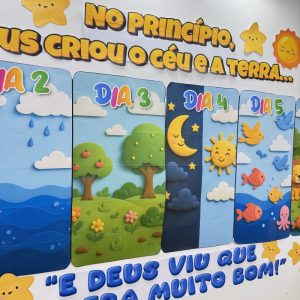No princípio, Deus criou o céu e a terra… 🌍 A CRIAÇÃO