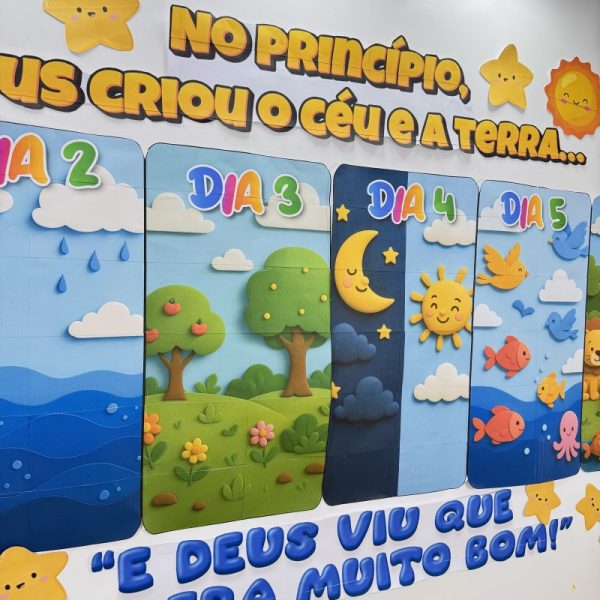 No princípio, Deus criou o céu e a terra… 🌍 A CRIAÇÃO