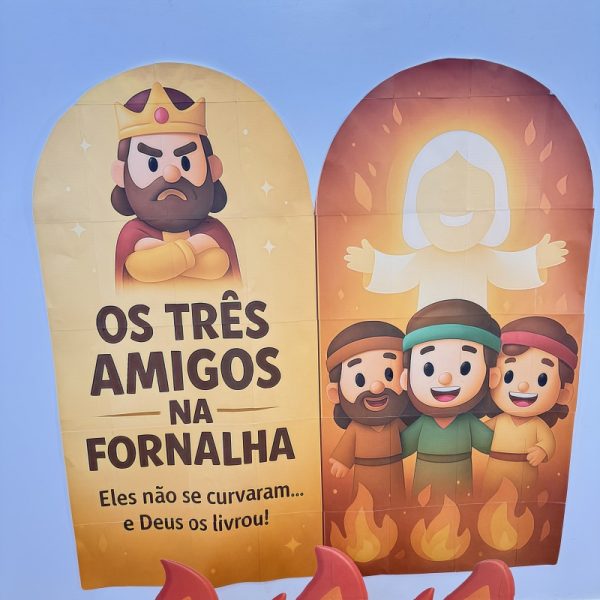 🔥 PAINEL: Os Três Amigos na Fornalha 🔥 - Imagem 4