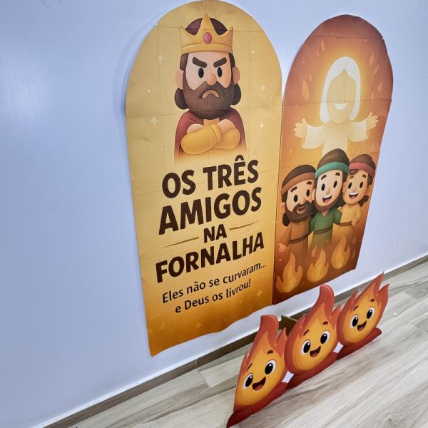 🔥 PAINEL: Os Três Amigos na Fornalha 🔥 - Imagem 5