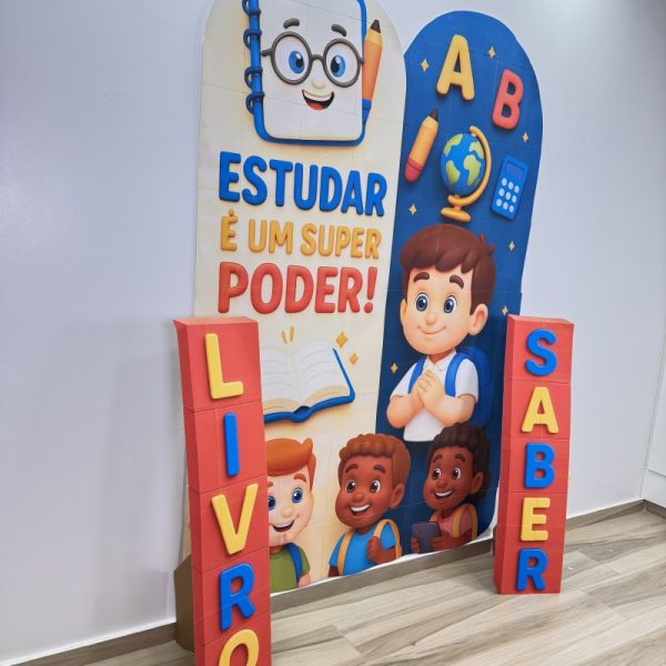 PAINEL🎒✨ ESTUDAR É UM SUPER PODER! ✨📚 - Imagem 3