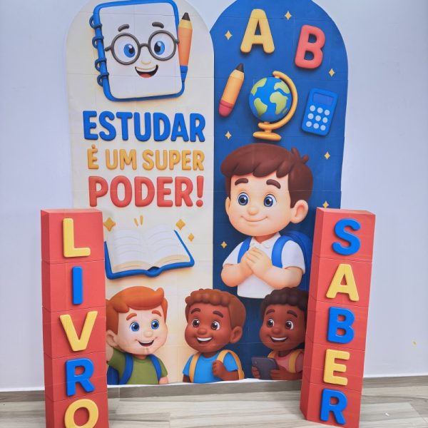 PAINEL🎒✨ ESTUDAR É UM SUPER PODER! ✨📚 - Imagem 6