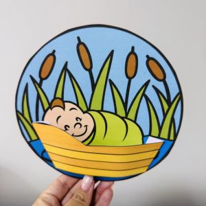 👶🌿 Atividade Bíblica: Moisés no Cestinho