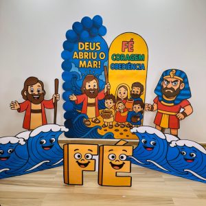 🌊✨ Kit Culto Infantil – Travessia do Mar Vermelho ✨🌊
