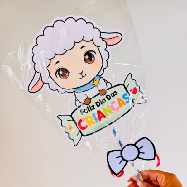 ✨🐑 Kit LEMBRANÇA DIA DAS CRIANÇAS Jesus e Ovelhinhas 🐑✨ - Imagem 2