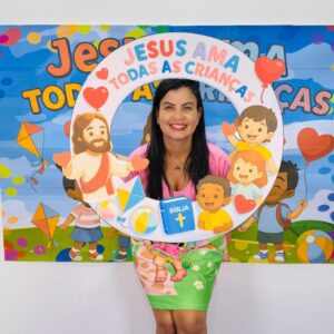 Painel “Jesus Ama Todas as Crianças” ✨