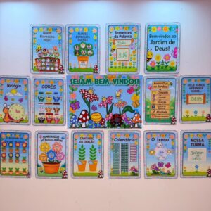 🌸 KIT JARDIM DE DEUS – ESCOLA BÍBLICA DOMINICAL 🌸