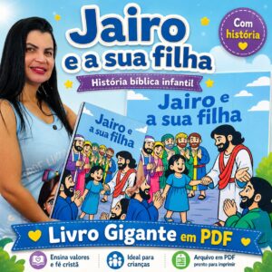 Livro Jairo e a sua filha ✨