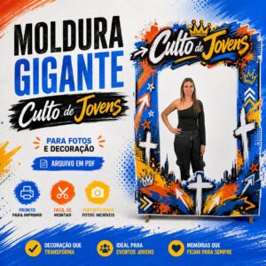 Moldura Gigante Culto de Jovens