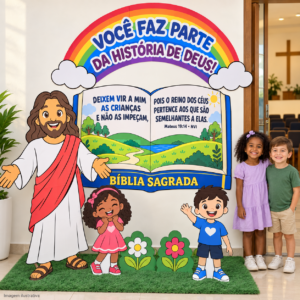 🌈 Painel Você Faz Parte da História de Deus!